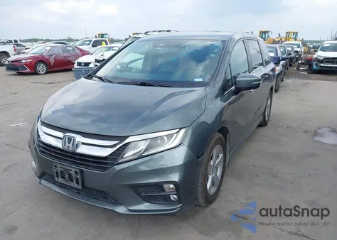 2018 Honda Odyssey Exl z USA, uszkodzony, nr VIN 5FNRL6H74JB096849